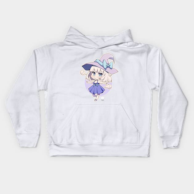 A cute chibi witch Kids Hoodie by PichyPoy